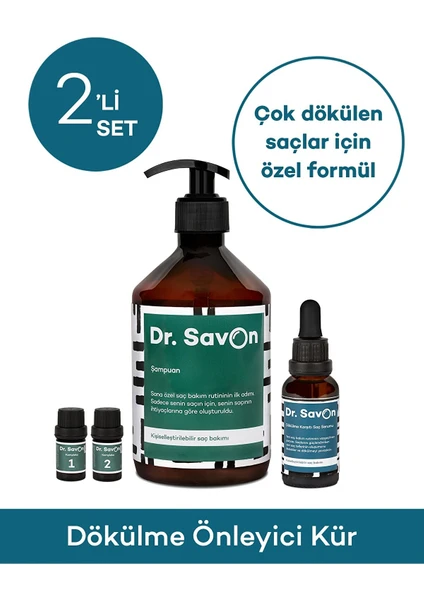 Dr. Savon Dökülme Önleyici Kür 2'li Set