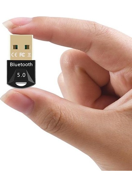 Kablosuz Mini Bluetooth USB 5.0 Dongle Receiver Alıcısı Aparatı