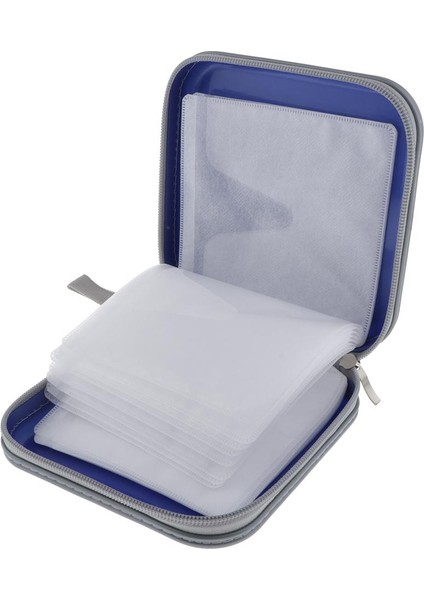 40 Kollu Plastik CD Cüzdan DVD Kasa Koruyucusu Organizatör Bağlayıcı 15X15CM Mavi (Yurt Dışından) fırsatları
