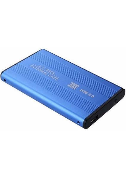 USB 2.0 Sata Harici 2.5 HDD Harddisk Kutusu Mavi