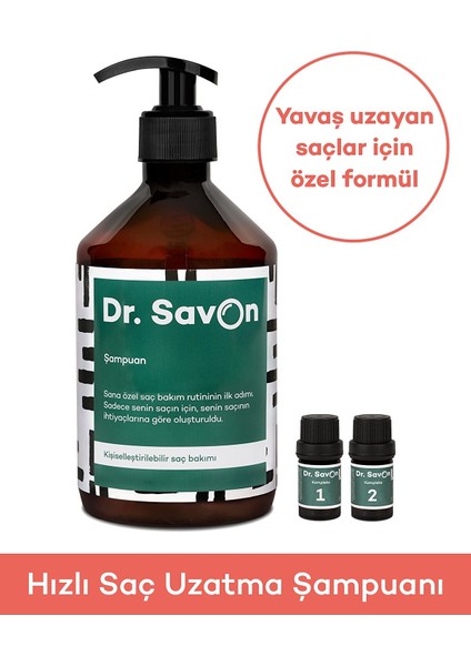 Dr. Savon Hızlı Saç Uzatma Şampuanı