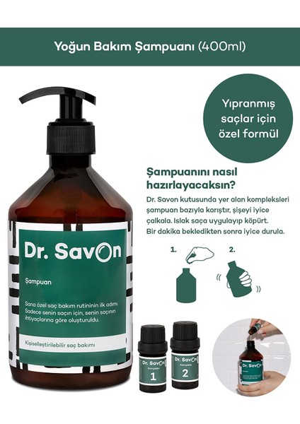 Dr. Savon Yoğun Bakım Şampuanı