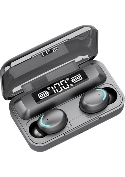 F9-5 Tws Kablosuz Bluetooth 5.0 Mikrofonlu Dokunmatik Kulaklık (Yurt Dışından)