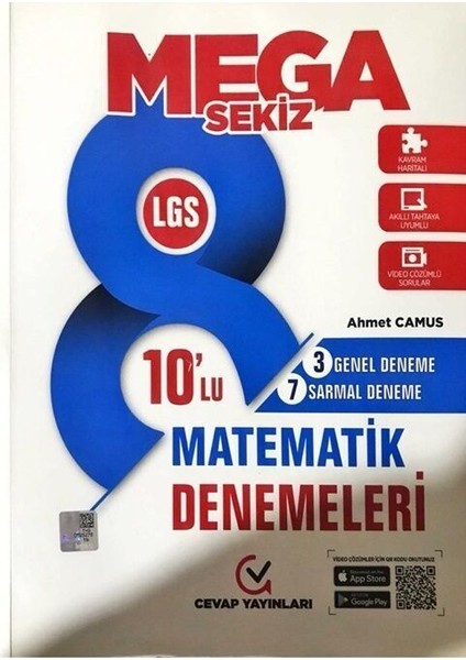 8. Sınıf Mega 8 Matematik 10' Lu Denemeleri