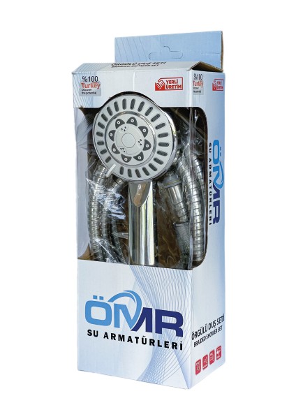 Örgülü Duş Seti̇ Braided Shower Su Armatürü 1'li Set