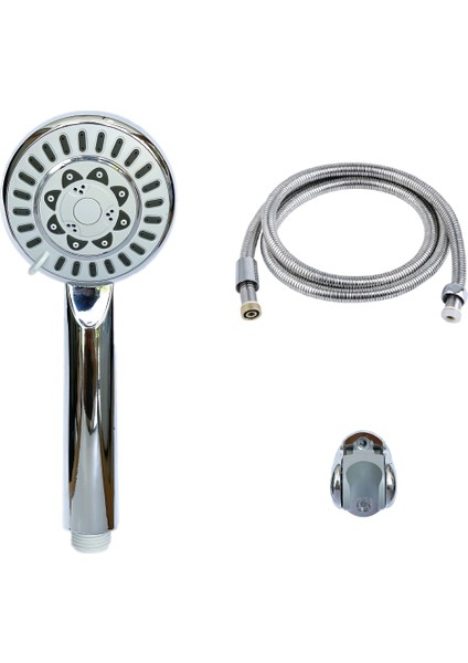 Örgülü Duş Seti̇ Braided Shower Su Armatürü 1'li Set