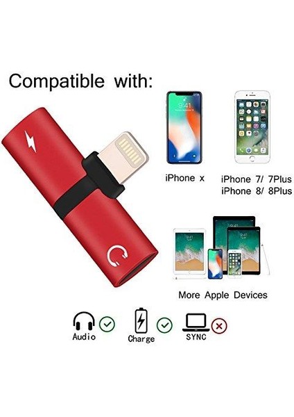 iPhone 7 8 11 x Xs Kulaklık Şarj Aleti Girişi Çoklayıcı Lightning fiyatları