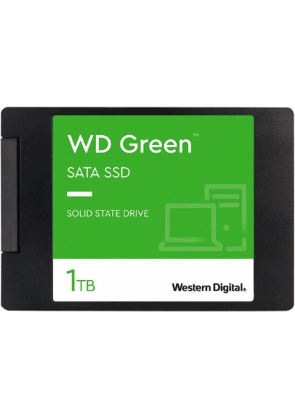 Wd 1TB Green S100T3G0A 545-465 MB-S 2.5 Inç 7mm Sata SSD