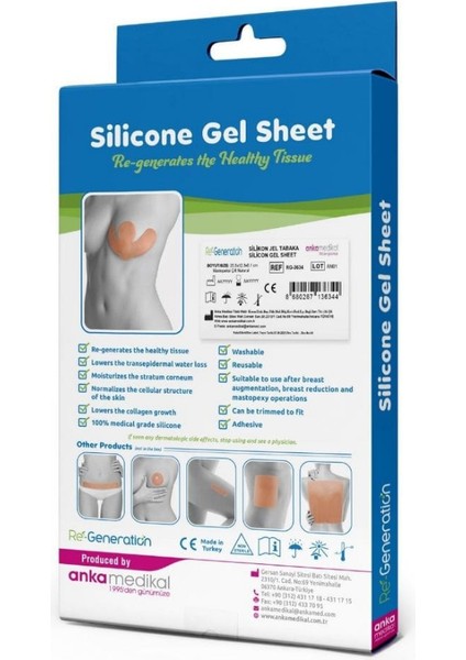 Silikon Sheet Rg-3634 25.5×12.3×0.1 Cm (Yapışan) (2 Adet)