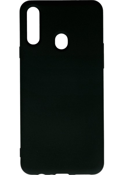 Samsung Galaxy A20S Kılıf Lansman Içi Kadife Nano Silikon - Siyah fiyatları