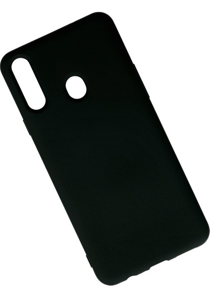 Samsung Galaxy A20S Kılıf Lansman Içi Kadife Nano Silikon - Siyah modelleri