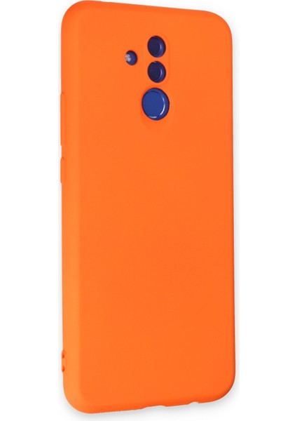 Huawei Mate 20 Lite Kılıf Lansman Içi Kadife Nano Silikon - Turuncu fiyatları