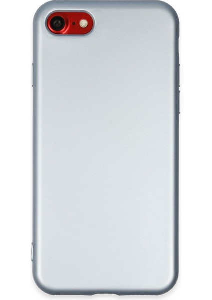 Apple iPhone 7 Kılıf Lansman Içi Kadife Nano Silikon - Sky Blue