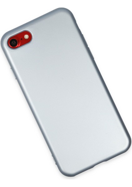 Apple iPhone 7 Kılıf Lansman Içi Kadife Nano Silikon - Sky Blue