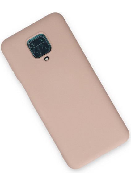 Xiaomi Redmi Note 9 Pro Kılıf Lansman Içi Kadife Nano Silikon - Pudra