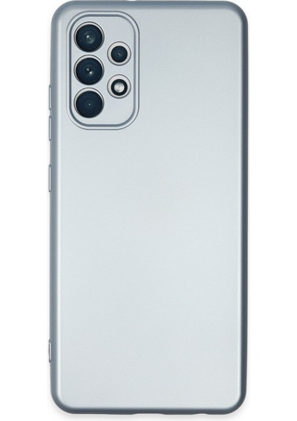 Samsung Galaxy A32 Kılıf Lansman Içi Kadife Nano Silikon - Sky Blue