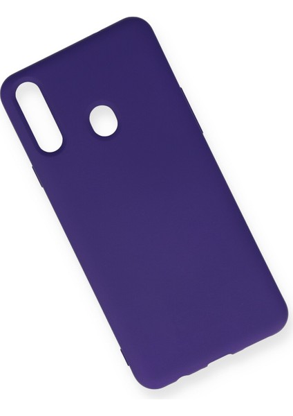Samsung Galaxy A20S Kılıf Lansman Içi Kadife Nano Silikon - Mor fiyatları