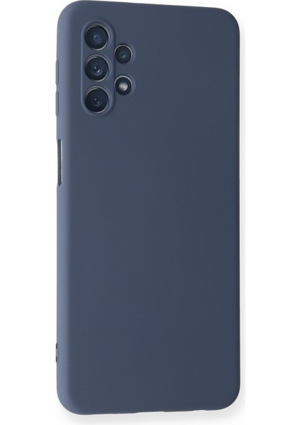 Samsung Galaxy A52S Kılıf Lansman Içi Kadife Nano Silikon - Gri