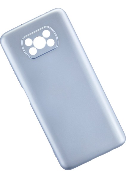 Xiaomi Poco X3 Pro Kılıf Lansman Içi Kadife Nano Silikon - Sky Blue modelleri