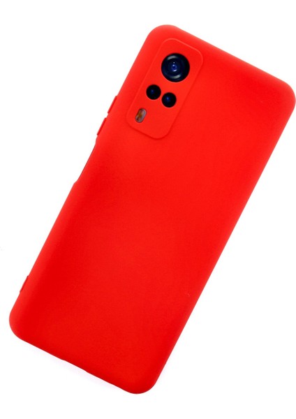 Vivo Y51 Kılıf Lansman Içi Kadife Nano Silikon - Kırmızı modelleri