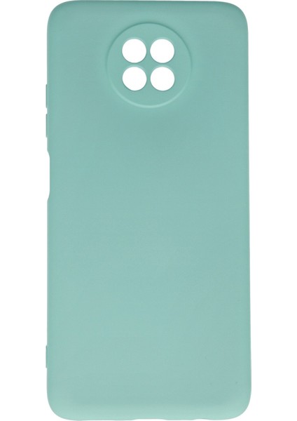 Xiaomi Redmi Note 9 5g Kılıf Lansman Içi Kadife Nano Silikon - Turkuaz