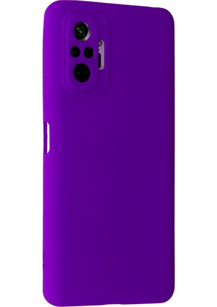 Xiaomi Redmi Note 10 Pro Kılıf Lansman Içi Kadife Nano Silikon - Mor fiyatları