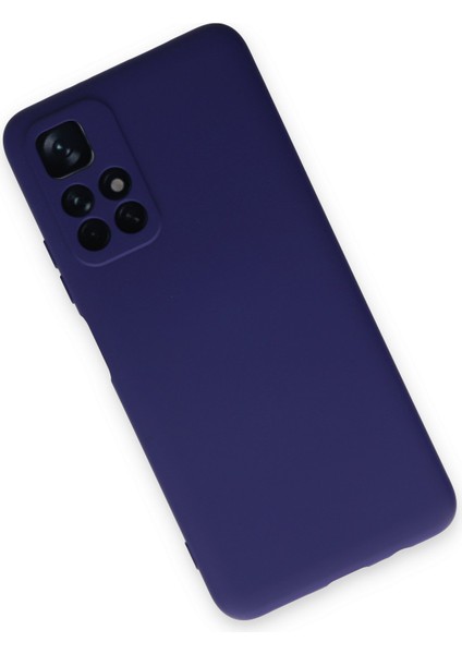 Xiaomi Redmi Note 11T Kılıf Lansman Içi Kadife Nano Silikon - Mor