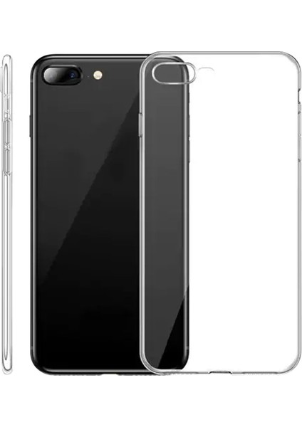 Apple iPhone 7 Plus Kılıf Şeffaf Silikon Lüx