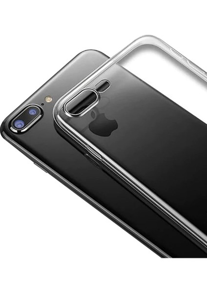 Apple iPhone 7 Plus Kılıf Şeffaf Silikon Lüx