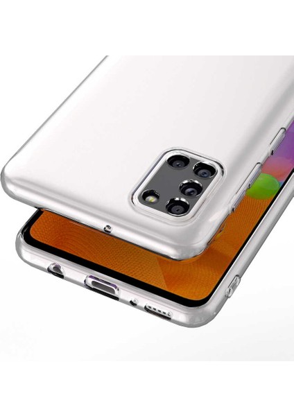 Samsung Galaxy A31 Kılıf Şeffaf Silikon Lüx