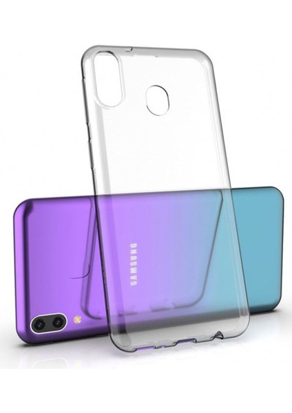 Samsung Galaxy A60 Kılıf Şeffaf Silikon Lüx