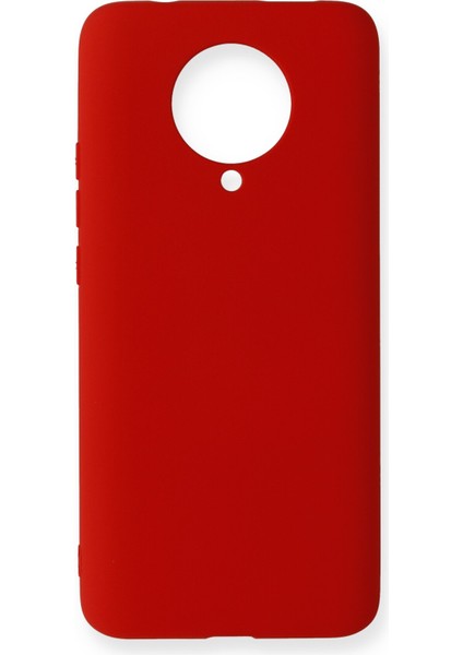 Xiaomi Poco F2 Pro Kılıf Lansman Içi Kadife Nano Silikon - Kırmızı