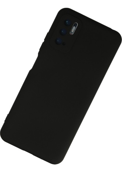 Xiaomi Poco M3 Pro Kılıf Lansman Içi Kadife Nano Silikon - Siyah