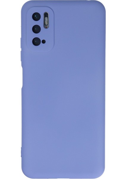 Xiaomi Redmi Note 10 5g Kılıf Lansman Içi Kadife Nano Silikon - Lila