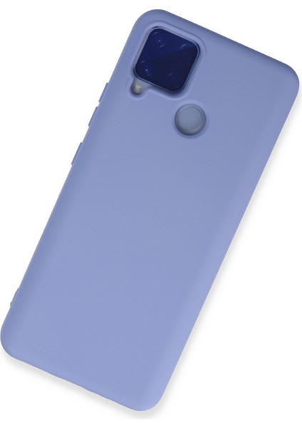 Realme C15 Kılıf Lansman Içi Kadife Nano Silikon - Lila fiyatları