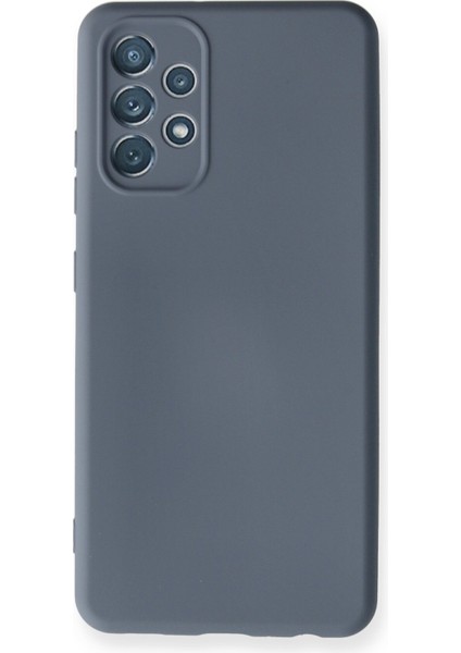 Samsung Galaxy A32 Kılıf Lansman Içi Kadife Nano Silikon - Gri