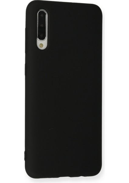 Samsung Galaxy A50S Kılıf Lansman Içi Kadife Nano Silikon - Siyah modelleri