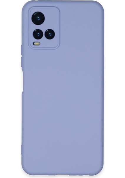 Vivo Y33S Kılıf Lansman Içi Kadife Nano Silikon - Lila
