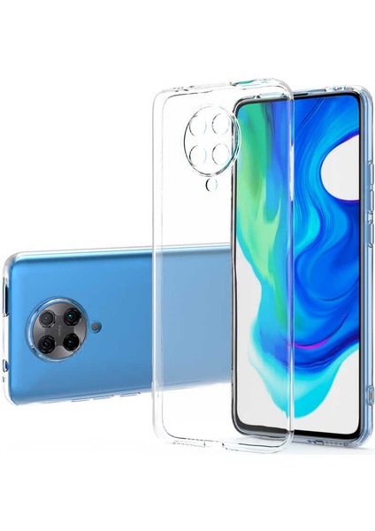 Xiaomi Poco F2 Pro Kılıf Şeffaf Silikon Lüx