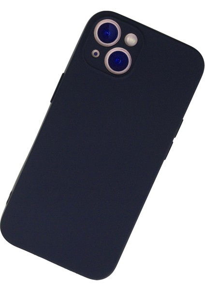 Apple iPhone 13 Mini Kılıf Lansman Içi Kadife Nano Silikon - Koyu Gri