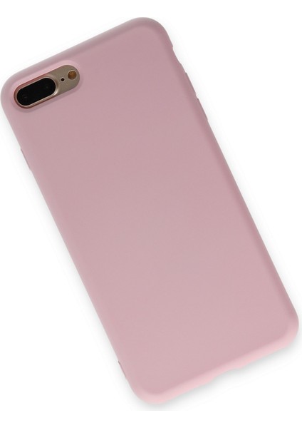 Apple iPhone 8 Plus Kılıf Lansman Içi Kadife Nano Silikon - Pembe