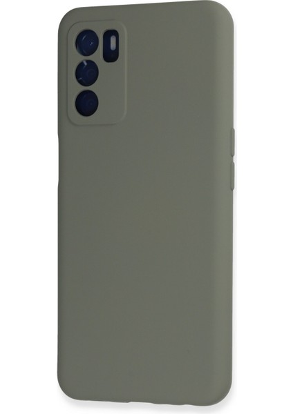 Oppo A16 Kılıf Lansman Içi Kadife Nano Silikon - Açık Gri modelleri