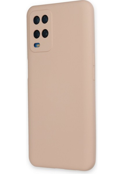 Oppo A54 4g Kılıf Lansman Içi Kadife Nano Silikon - Pudra modelleri