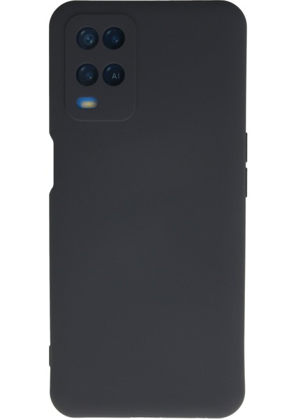 Oppo A54 4g Kılıf Lansman Içi Kadife Nano Silikon - Koyu Gri