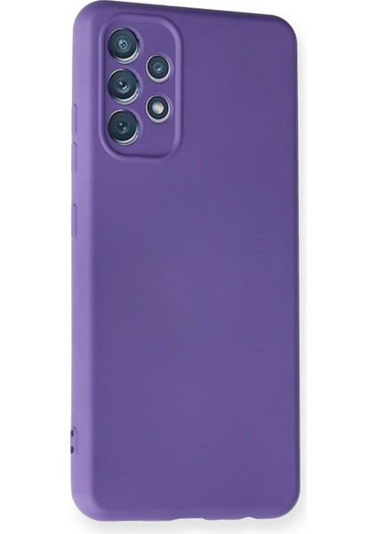 Samsung Galaxy A32 Kılıf Lansman Içi Kadife Nano Silikon - Mor fiyatları