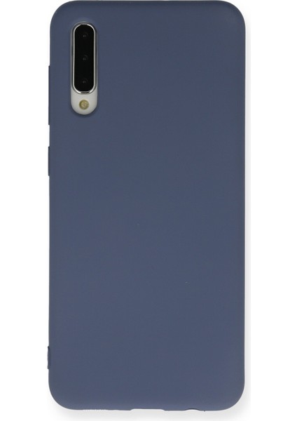 Samsung Galaxy A50S Kılıf Lansman Içi Kadife Nano Silikon - Gri