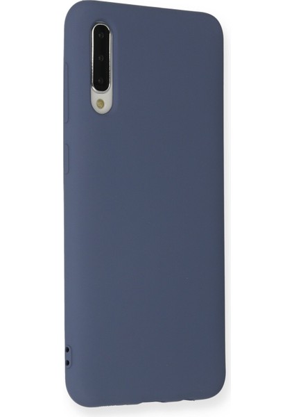 Samsung Galaxy A50S Kılıf Lansman Içi Kadife Nano Silikon - Gri modelleri