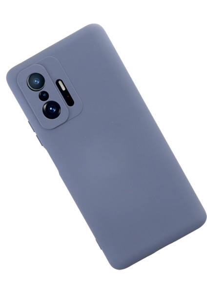 Xiaomi Mi 11T Kılıf Lansman Içi Kadife Nano Silikon - Gri