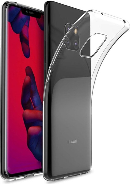 Huawei Mate 30 Lite Kılıf Şeffaf Silikon Lüx