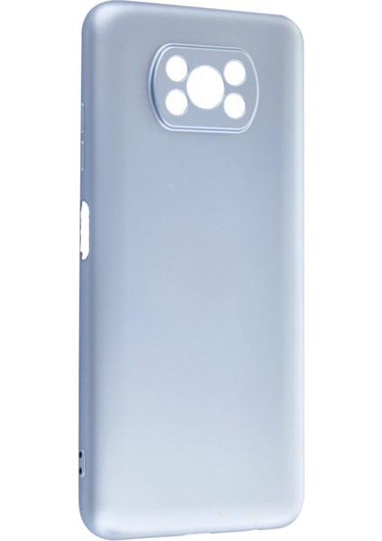 Xiaomi Poco X3 Kılıf Lansman Içi Kadife Nano Silikon - Sky Blue fiyatları